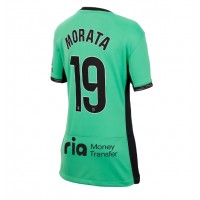 Billiga Atletico Madrid Alvaro Morata #19 Tredje fotbollskläder Dam 2023-24 Kortärmad